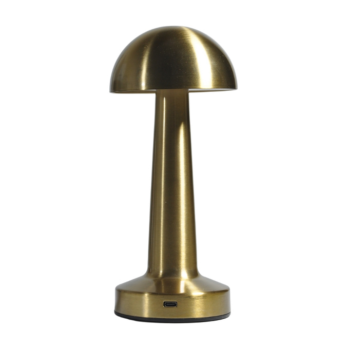 Lampka bezprzewodowa dekoracyjna LED 3W 40lm CCT 3 barwy światła złota USB-C Q042C