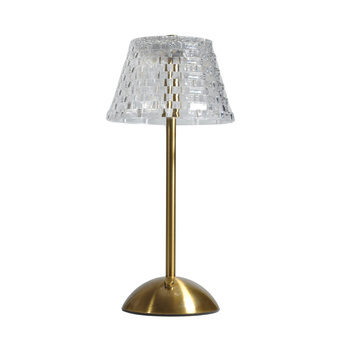 Lampka bezprzewodowa dekoracyjna LED 3W 50lm 3 barwy CCT ZŁOTA USB-C Q053C