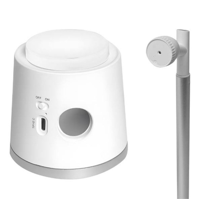 Lampka biurkowa bezprzewodowa LED 6W CCT regulacja jasności USB-C 3w1 OSLO BIAŁA