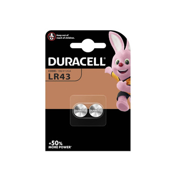 Bateria alkaliczna LR43 Blister 2 sztuki Duracell