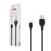 Kabel USB do microUSB 1m 2.1A czarny NB103 XO