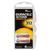 Baterie do aparatów słuchowych 312 PR41 Blister 6 sztuk Duracell Activair