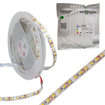 Taśma LED 12V 5m 9,6W/m 4000K 600lm/m IP20 Ecolight