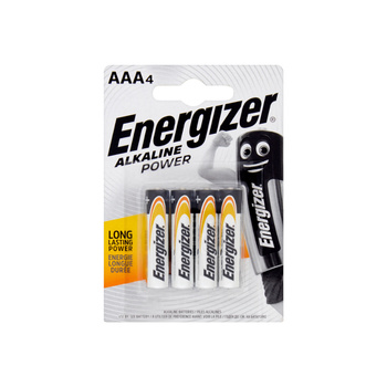 Baterie alkaliczne AAA LR3 Blister 4 sztuki Energizer