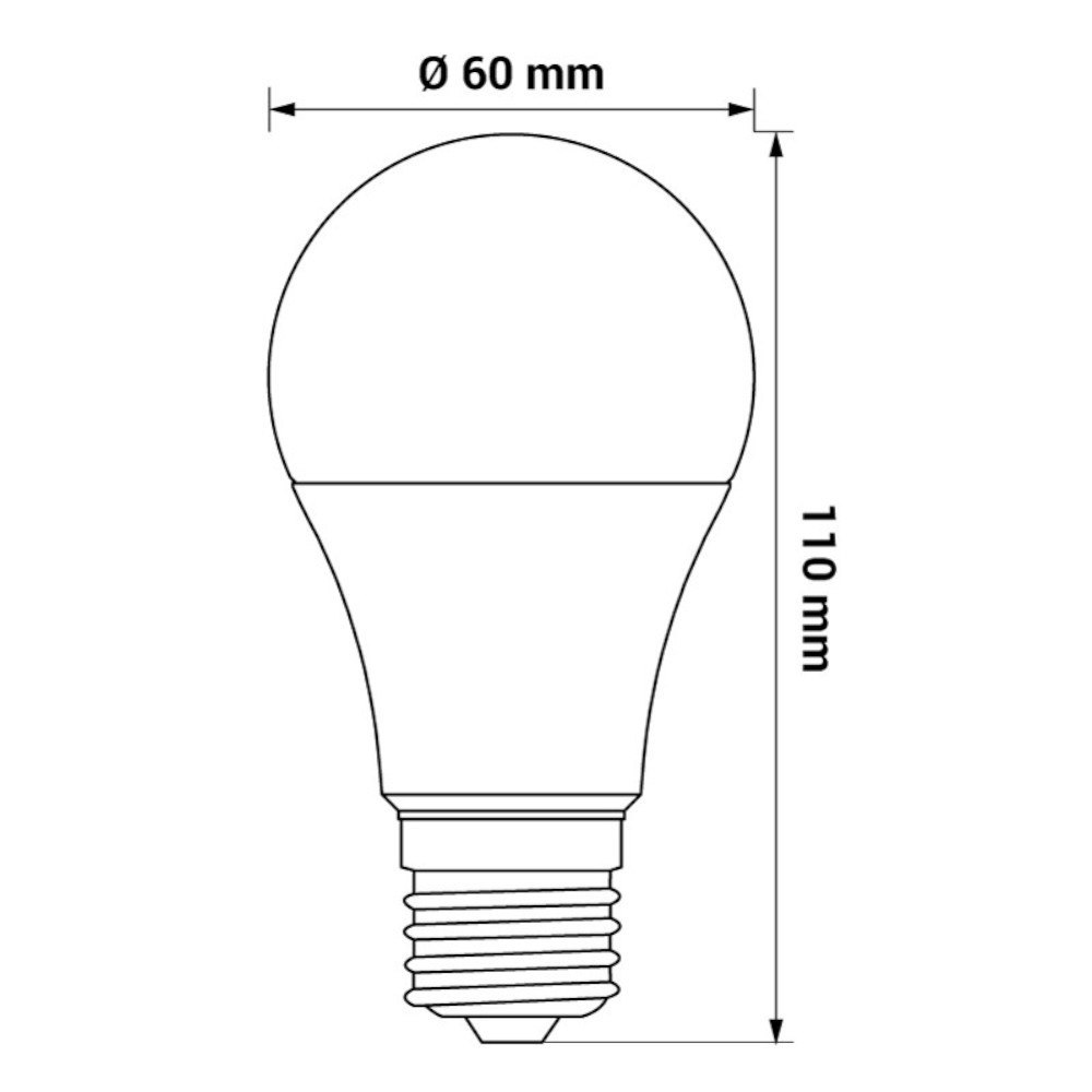 Żarówka LED E27 11W zimna 1055lm LED-POL