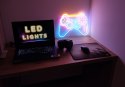 Lampka NEON LED GAMEPAD PLEXI ściemniacz + USB