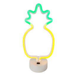 Lampka NEON LED ananas dekoracyjna 3xAA / USB