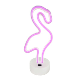 Lampka NEON LED flaming dekoracyjna 3xAA / USB