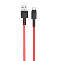 Kabel przewód USB - USB-C 1m 5A czerwony XO