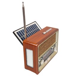 Radio przenośne NETTA RETRO z panelem solarnym FM/USB/SD BLUETOOTH LTC