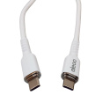 Kabel USB-C do USB-C 3A 60W 1m BIAŁY EO-019
