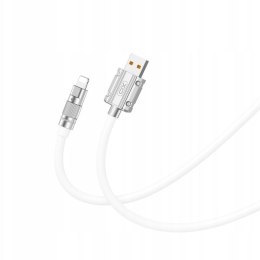 Kabel przewód USB - Lightning 1.2m 6A biały XO