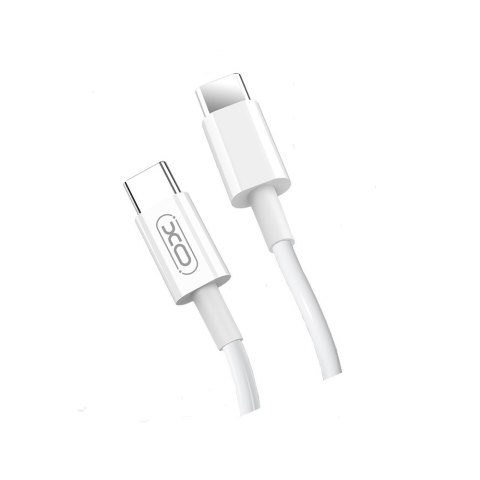 Kabel przewód USB-C - USB-C 1m 2A 40W biały XO