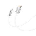 Kabel przewód USB - microUSB 1.2m 6A biały XO