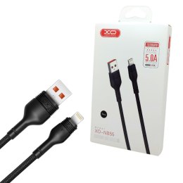 Kabel przewód USB - Lightning 1m 5A czarny XO