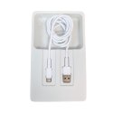 Kabel przewód USB - Lightning Apple 1m 5A biały XO