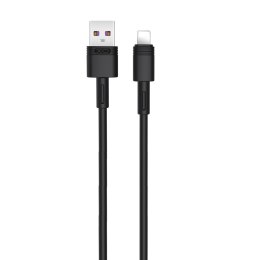Kabel przewód USB - Lightning Apple 1m 5A czarny XO