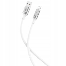 Kabel przewód USB - Lightning 1m 6A biały XO