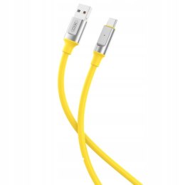 Kabel przewód USB - USB-C 1m 6A żółty XO
