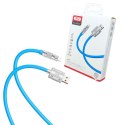Kabel przewód USB - microUSB 1.2m 6A niebieski XO