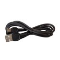 Kabel przewód USB - microUSB 2m 2A czarny XO