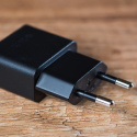 Ładowarka sieciowa USB-A 2A CZARNA + kabel LIghtning 1m EO-004