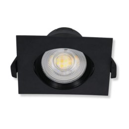 Oprawa podtynkowa spot LED 9W CCT 675lm czarna kwadratowa ZUMA LED-POL