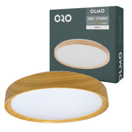 Plafon lampa LED OLMO 36W 4000K 2160lm imitacja drewna