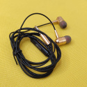 Zestaw słuchawkowy jack 3,5mm ZŁOTY 1,2m do telefonu EO-022