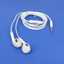 Zestaw słuchawkowy jack 3,5mm BIAŁY 1,2m do telefonu EO-026