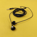 Zestaw słuchawkowy jack 3,5mm CZARNY 1,2m do telefonu EO-023