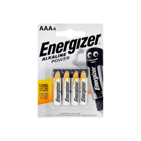 Baterie alkaliczne AAA LR3 4 sztuki ENERGIZER