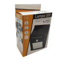 Lampa LED solarna z czujnikiem zmierzchu i ruchu 3W IP65 0593