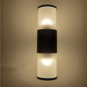 Lampa elewacyjna zewnętrzna kinkiet LED IRGA DUO czarny
