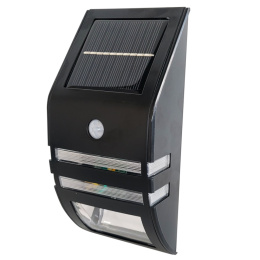 Lampa solarna LED czujnik ruchu czarna TR619