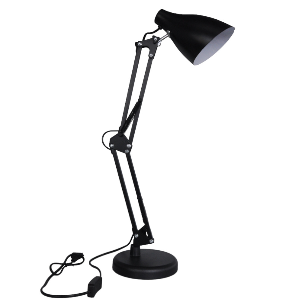 Lampka na biurko LED DIAN kreślarska E27 czarna