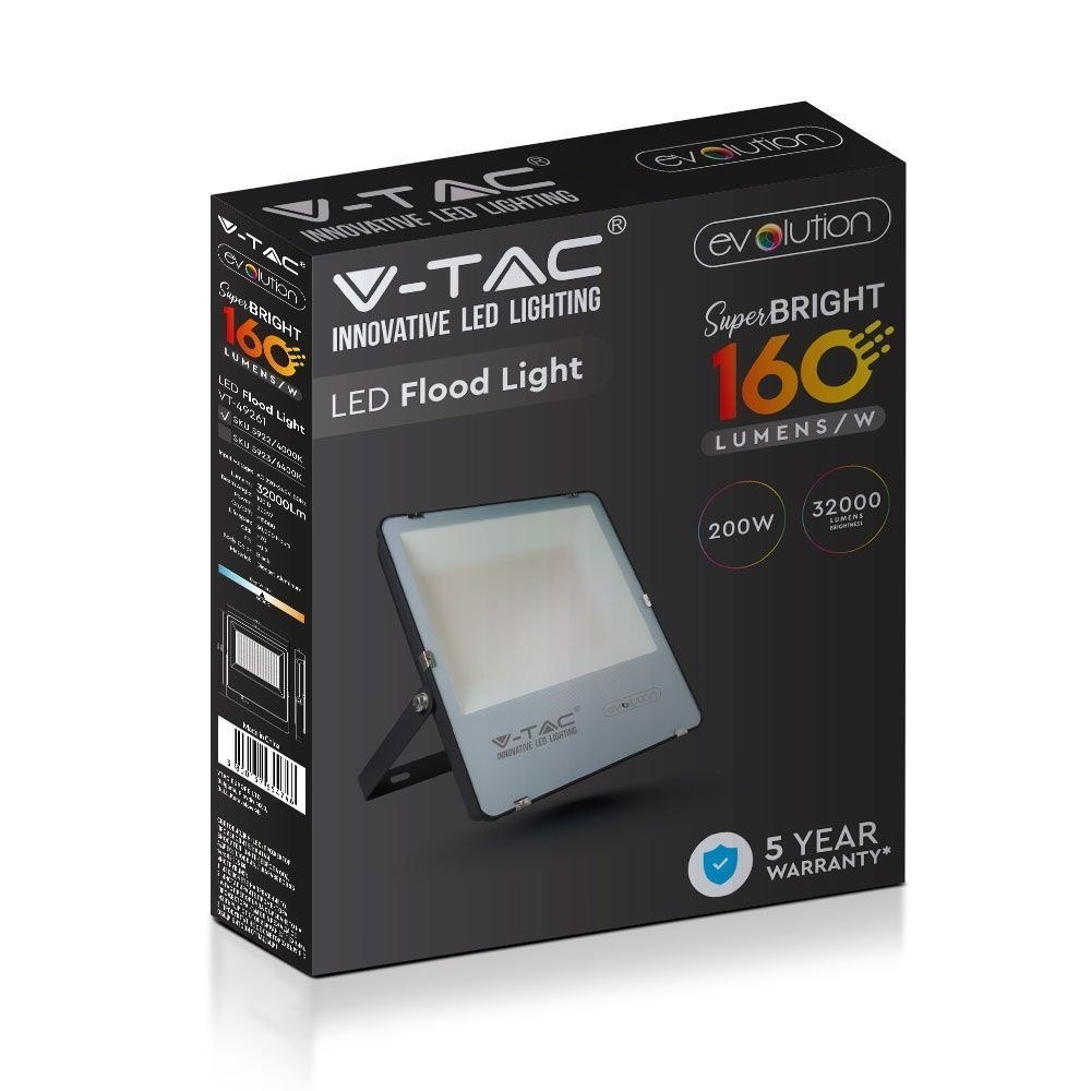 Naświetlacz halogen LED 200W zimny 160lm/W 32000lm IP65
