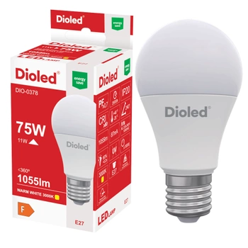 Żarówka LED E27 11W 3000K 1055lm ciepła Dioled