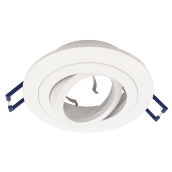 Oprawa halogenowa podtynkowa MINO okrągła ALUMINIOWA BIAŁA